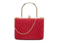 Glitter Boxy Clutch Red view
