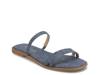 Brisa Sandal Blue Denim Fabric view
