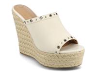 Yari Wedge Sandal White view