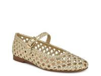 Halie Mary Jane Flat Gold Metallic view