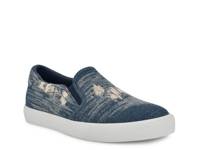 Lala Slip-On Sneaker Blue Denim Fabric view