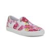 Lala Slip-On Sneaker Pink Floral Print Fabric view