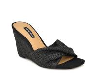 Nikhil Wedge Sandal Black view