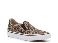 Asher Deluxe Slip-On Sneaker - Women's Light Brown/Black Leopard Print view