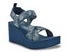 Daysa Wedge Sandal Blue view