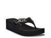 Elowen Wedge Sandal Black view