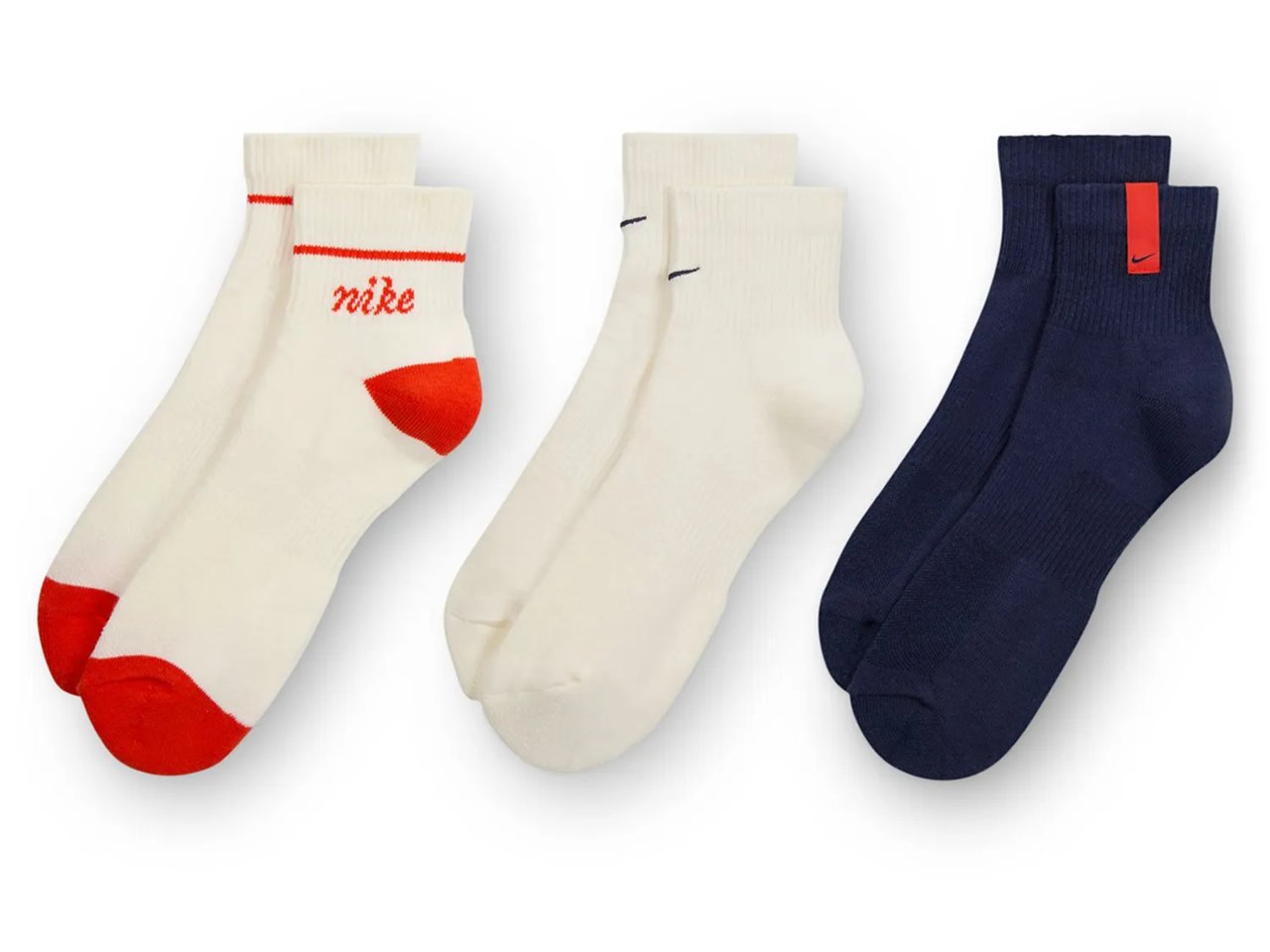Logo Women's Quarter Ankle Socks - 3 Pack