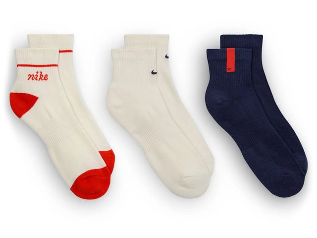 Logo Women's Quarter Ankle Socks - 3 Pack
