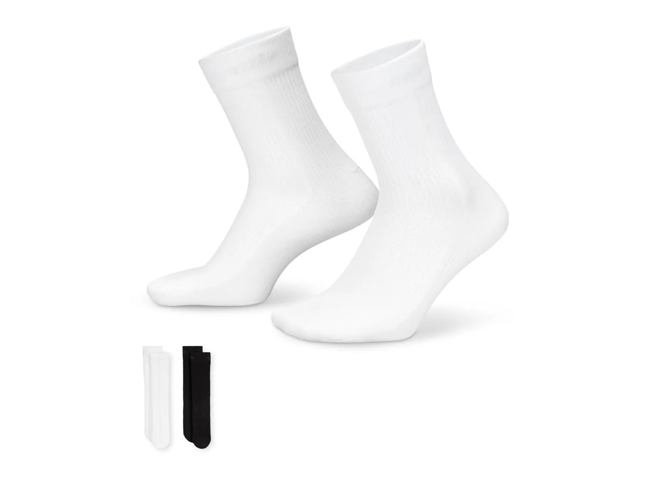Everyday Plus Lightweight Women's Crew Socks - 2 Pack