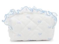 Blue Bow Print Toiletry Bag Blue/White view