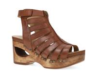 Adie Wedge Sandal Dark Brown view