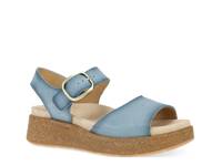 Bianca Wedge Sandal Blue view