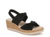 Riley Wedge Sandal Black view