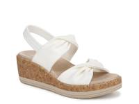Riley Wedge Sandal White view