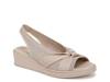 Bell Wedge Sandal Taupe view
