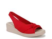 Bell Wedge Sandal Red view