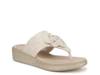 Bloom Wedge Sandal Natural Beige view