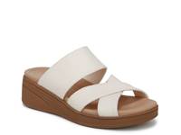 Fiona Sandal Eggnog White Stretch Linen view