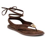 Judy Sandal Chocolate Suede view