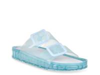 Julio Wedge Sandal Blue view