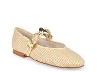 Relan Mary Jane Flat Beige Raffia view