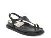 Stefan Wedge Sandal Black view