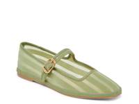 Tameka Mary Jane Flat Olive Green view