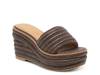 Throne Wedge Sandal Dark Brown view