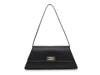 Angled Flap Shoulder Bag Black view