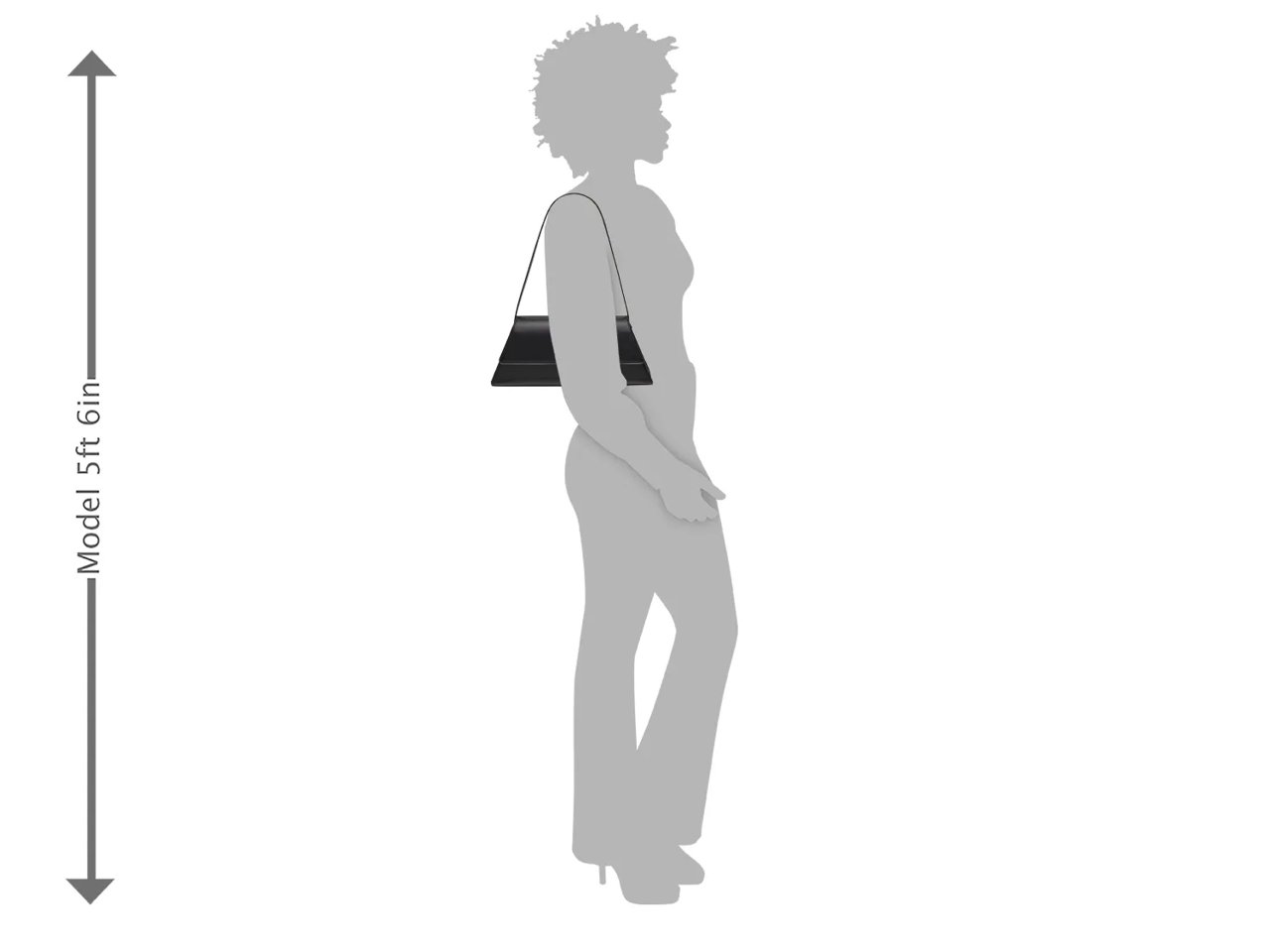 Angled Flap Shoulder Bag