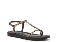 Joela Sandal Black/Brown Leopard Print view