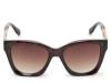 Linked Cat Eye Sunglasses Gold Metallic/Dark Brown Tortoise Shell view