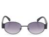 Oval Sunglasses Black view