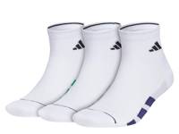 All Day Training Men's Ankle Socks - 3 Pack White view