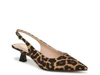Jaden Pump Brown Leopard Print Fabric view