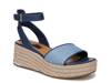 Tiffany Espadrille Wedge Sandal Blue view