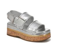 Piper Platform Sandal Silver Metallic view