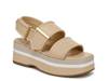 Piper Platform Sandal Beige view