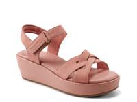 Amira Wedge Sandal Pink view
