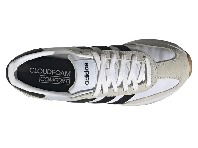 adidas gazelle silver green womens Men's Wide Fit adidas Runfalcon 5 Walking/Running Sneakers, Black/White / 10.5 / 2E
