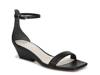 Sadie Wedge Sandal Black Synthetic view
