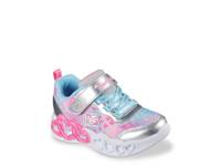 Infinite Heart Lights Heart Jewels Light-Up Sneaker - Kids' Silver Metallic view
