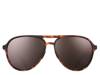 Amelia Earhart Polarized Aviator Sunglasses Brown Tortoiseshell view