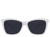 The Mod One Out Polarized Sunglasses White view