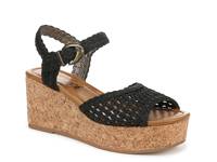 Aric Wedge Sandal Black view