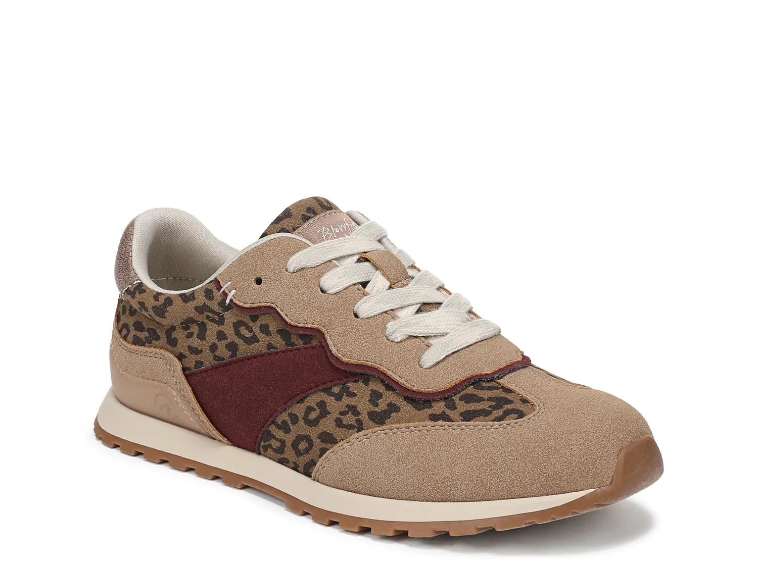 Blowfish Malibu Valley Sneaker | Women's | Brown Leopard Print | Size 7 | Sneakers