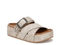 Iris Platform Sandal Off White view