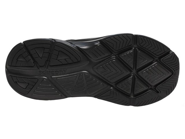 Saucony Guide Metro Size 11 Black Mesh Leather Gum Casual Shoes S21003-100 Saucony Guide Metro Running Shoe - Men main image 3