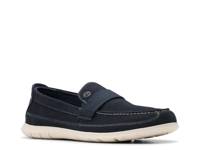 Flexway Band Loafer Navy Suede view