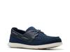 Flexway Tie Boat Shoe Navy view
